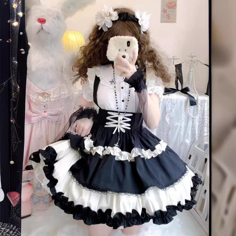 ふんわりメイド風アイドル衣装