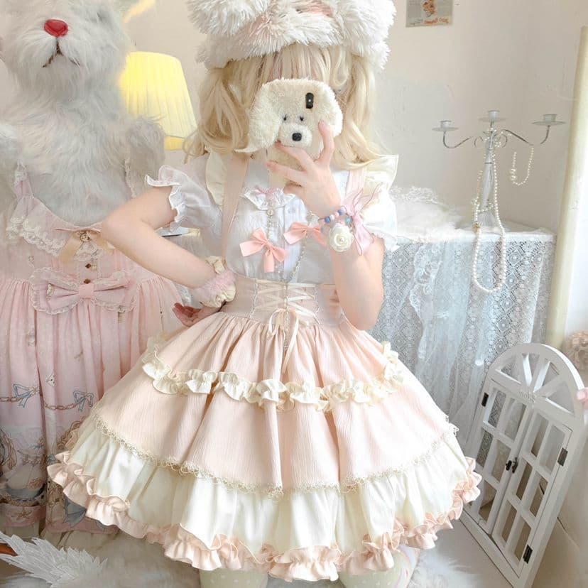 ふんわりメイド風アイドル衣装