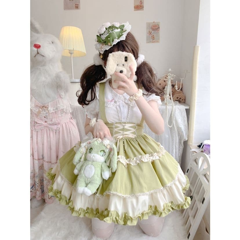 ふんわりメイド風アイドル衣装
