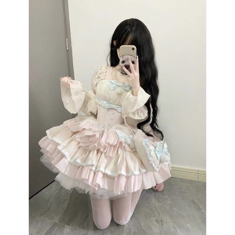 アイドル衣装 姫様フリルワンピース衣装セット