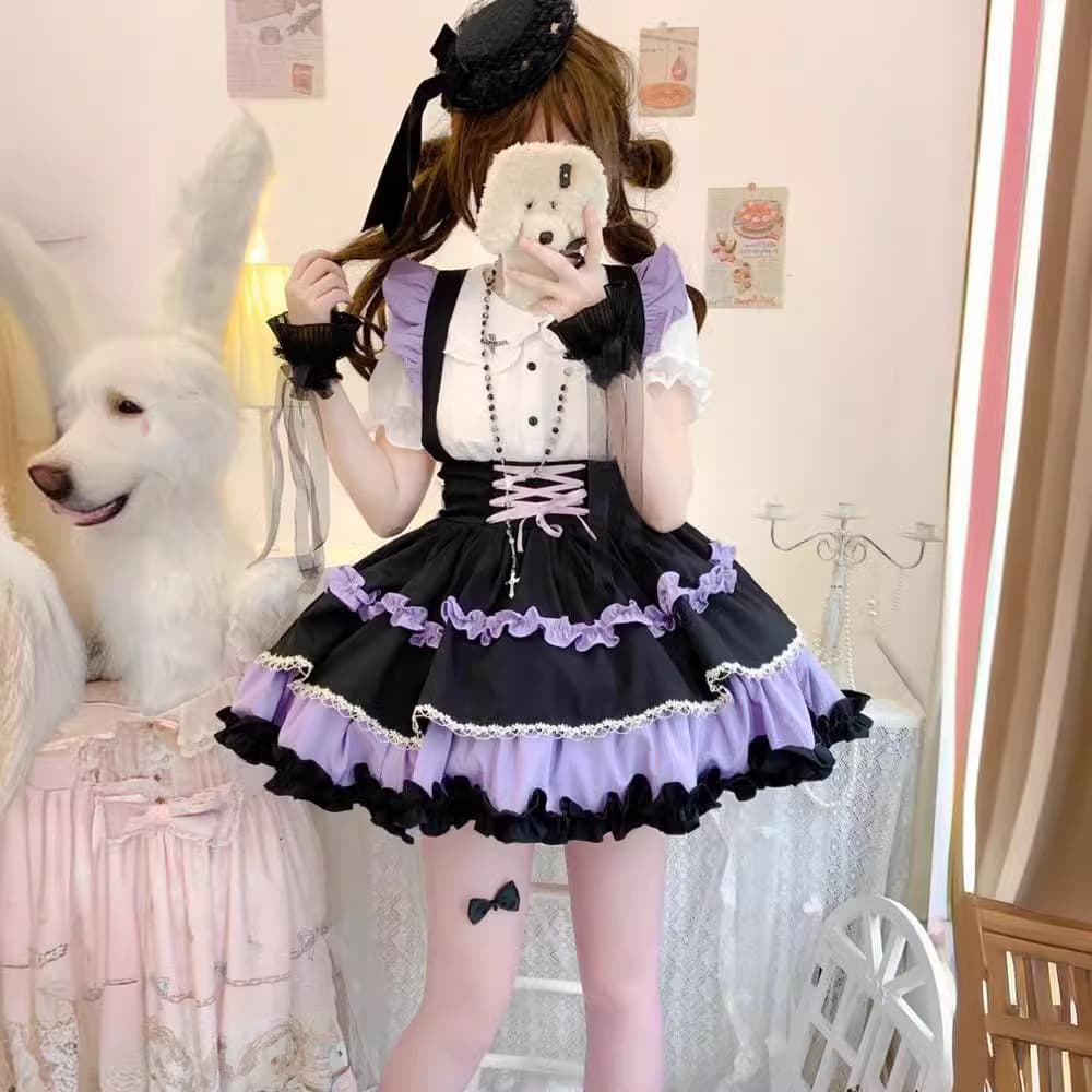 ふんわりメイド風アイドル衣装