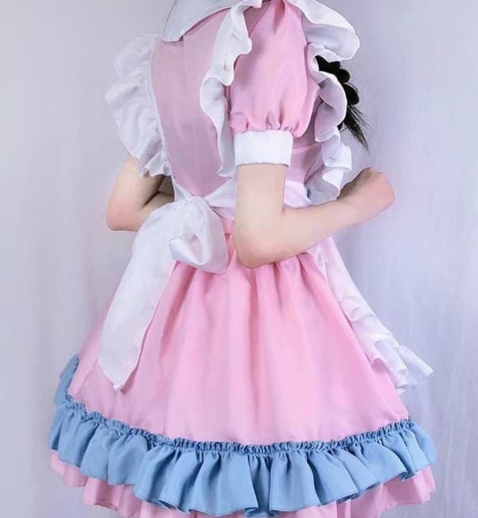 フリルメイドアイドル衣装ワンピース