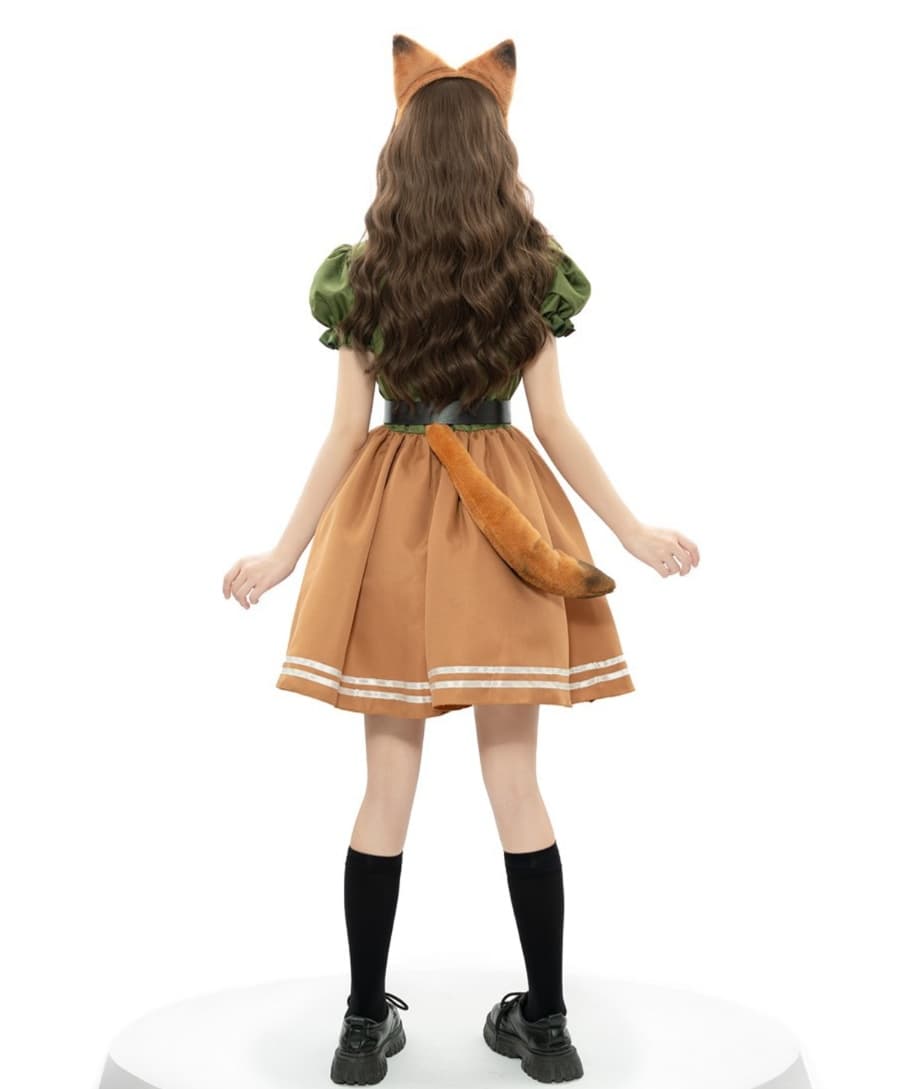 アイドル衣装 アイドルスクール制服風きつねコスチューム