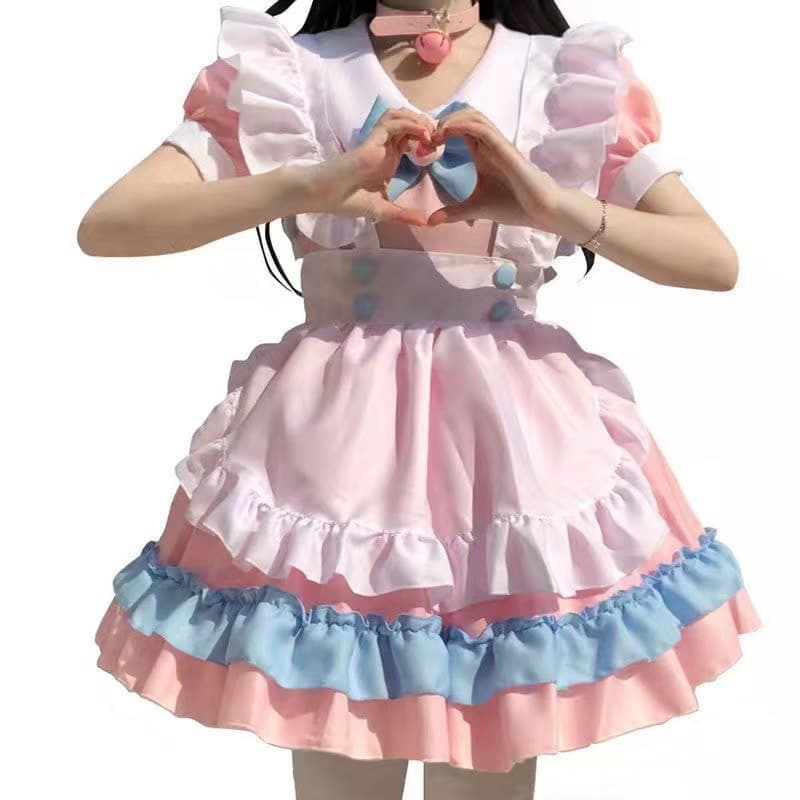 フリルメイドアイドル衣装ワンピース