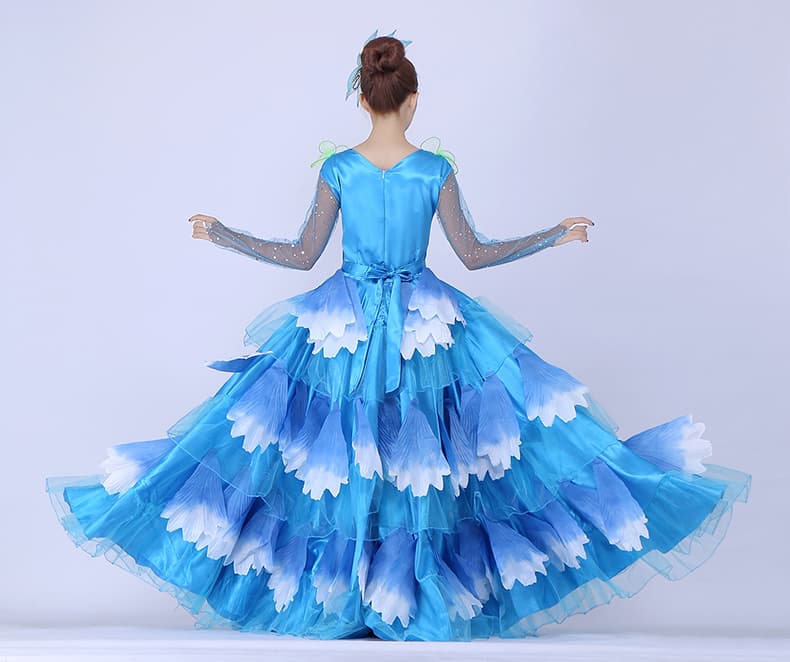 アイドル衣装 花のステージフリルドレス