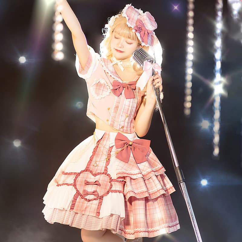 アイドル衣装 ふんわりリボンアイドルワンピース
