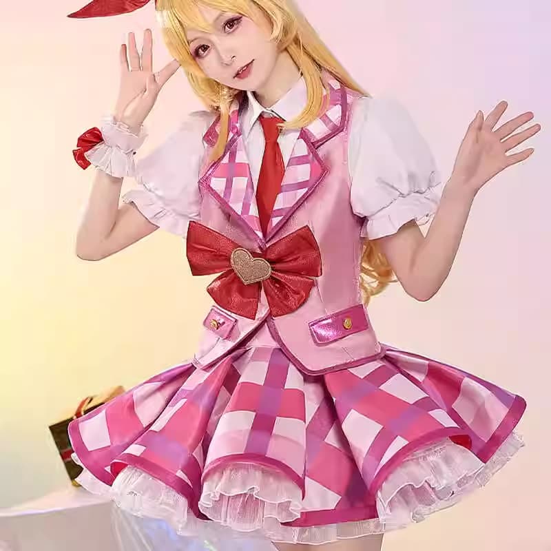 アイドル衣装 リボン付きキャンディドレス衣装