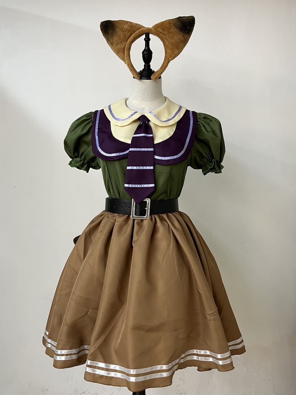 アイドル衣装 アイドルスクール制服風きつねコスチューム