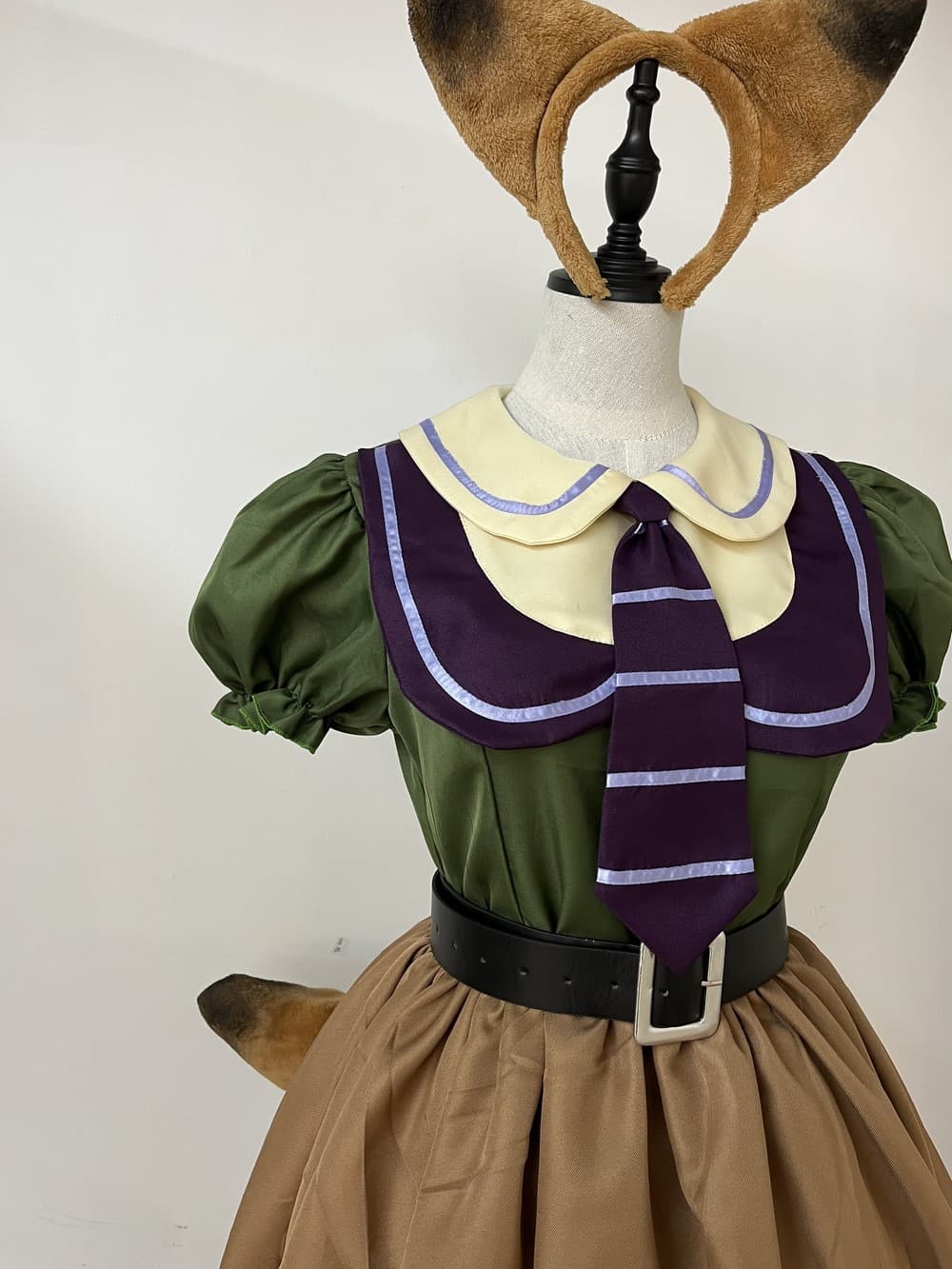 アイドル衣装 アイドルスクール制服風きつねコスチューム