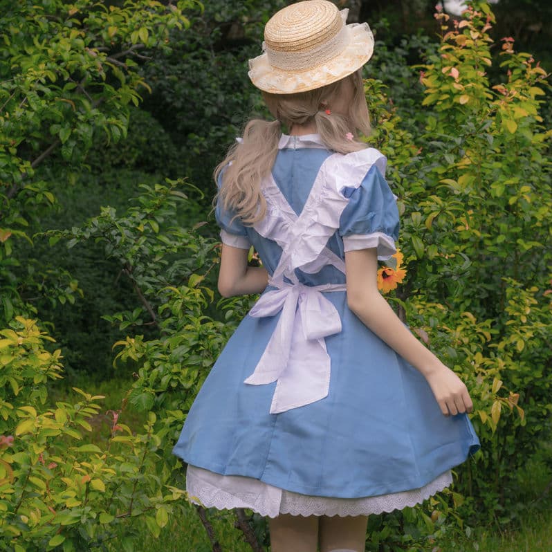 アイドル衣装 メイド風フリル付きワンピース衣装