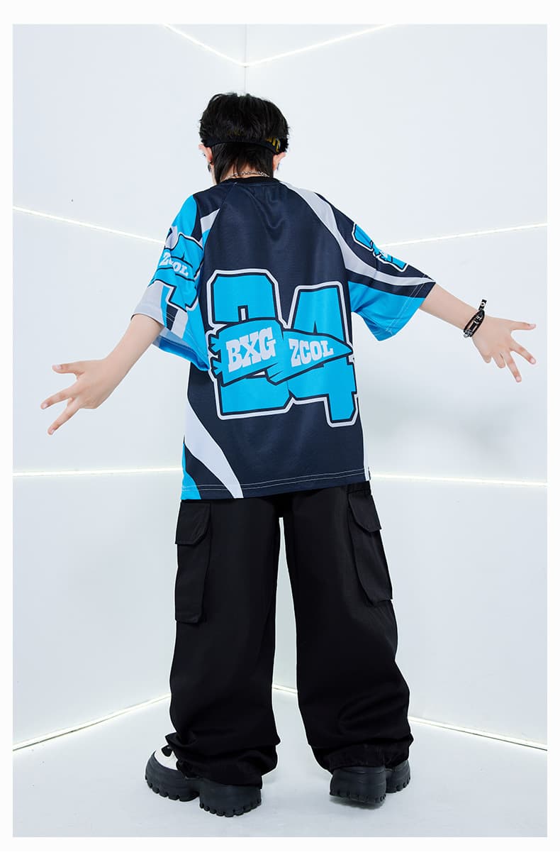 アイドル衣装 メタリックカーゴパンツダンス衣装セット