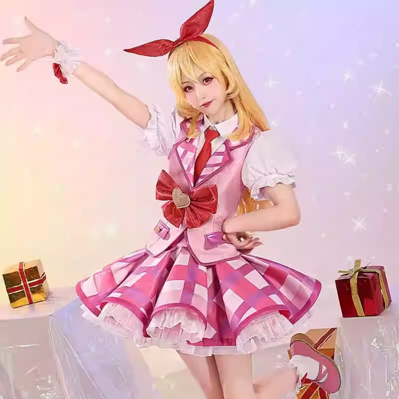アイドル衣装 リボン付きキャンディドレス衣装