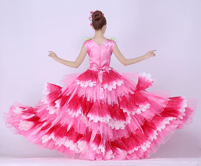 アイドル衣装 花のステージフリルドレス